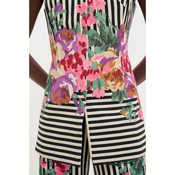 TUCKERNUCK Flowering Trellis Structured Rhoda Tunic Top Size 12 NWT - Picture 5 of 8